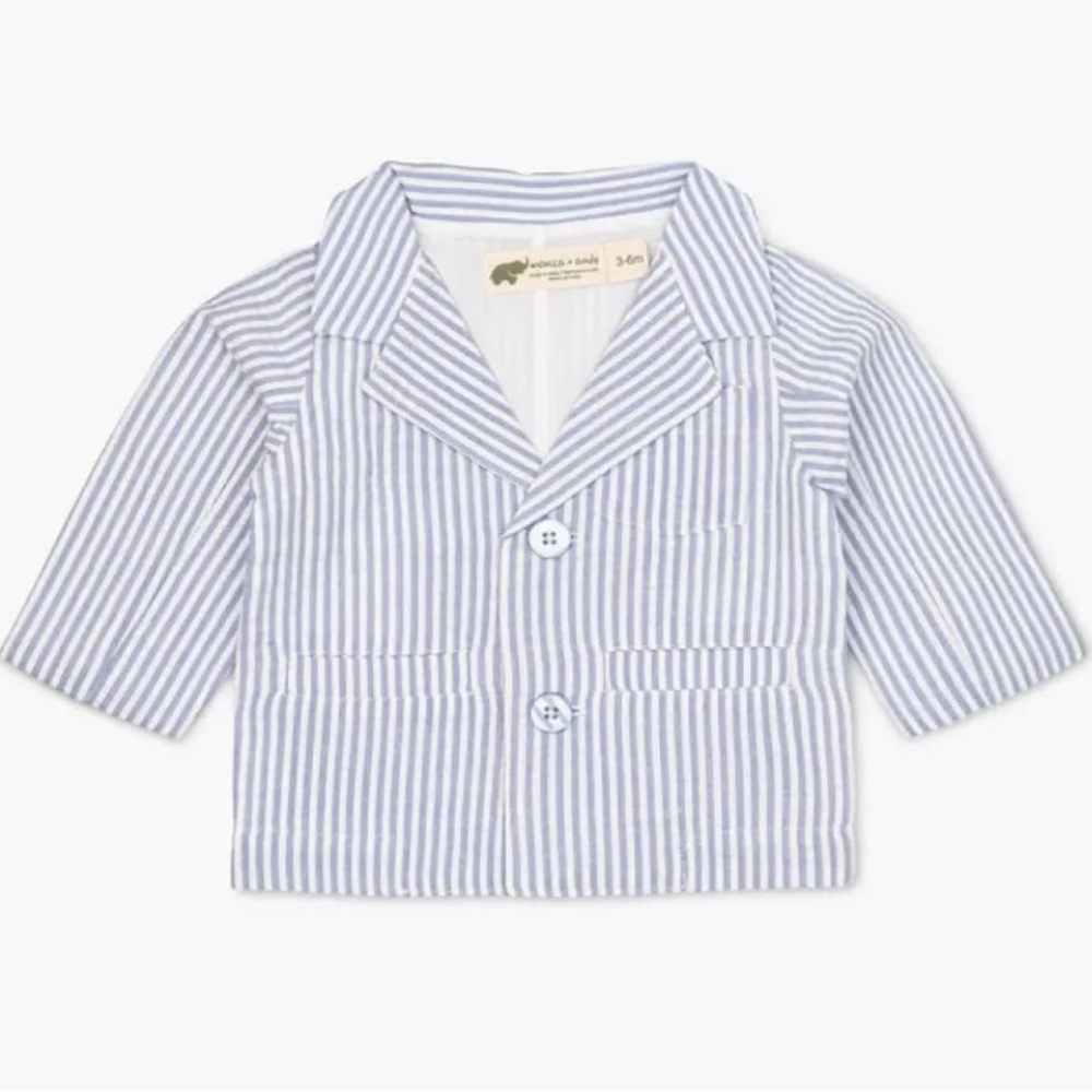 Monica + Andy 100% organic cotton blazer